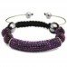 Beautiful New Crystal Tube Shamballa Bracelet In Ten Different Colours